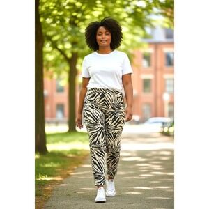 (F-182) RE Denim Zebra Print Jeans Women's Size 14 High Rise Skinny Stretch Blac